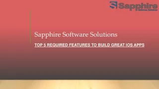 sapphire software solutions