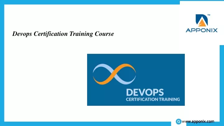 devops certification training course