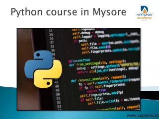 python course in mysore