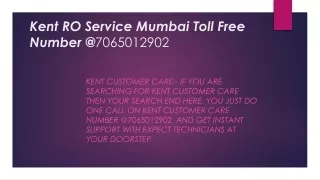 Kent RO Service Mumbai @7065012902 | Kent RO Service Near Me