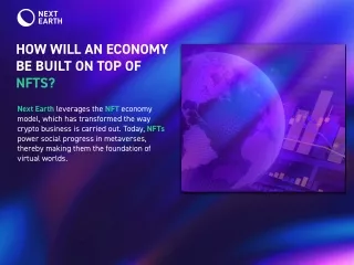 How will an economy be built on top of NFTs?