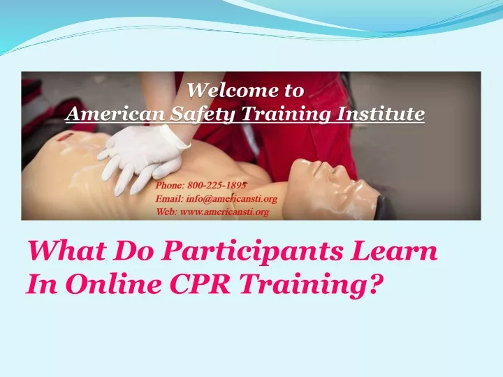 welcome to american safety training institute