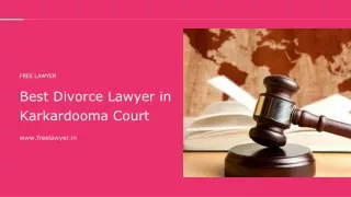 Best Divorce Lawyer in Karkardooma Court