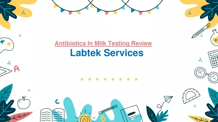 antibiotics i n milk testing review labtek