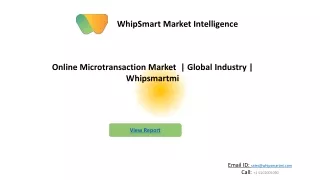 whipsmart market intelligence