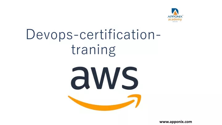 devops certification traning