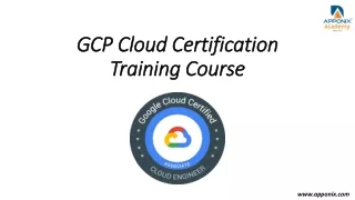 GCP Cloud Certification Training Course