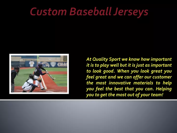 custom baseball jerseys