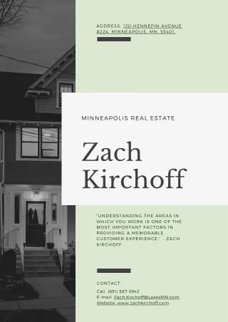 Zach Kirchoff - Minneapolis Real Estate
