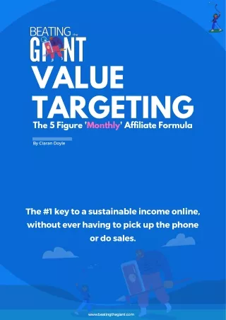 value targeting the 5 figure monthly affiliate