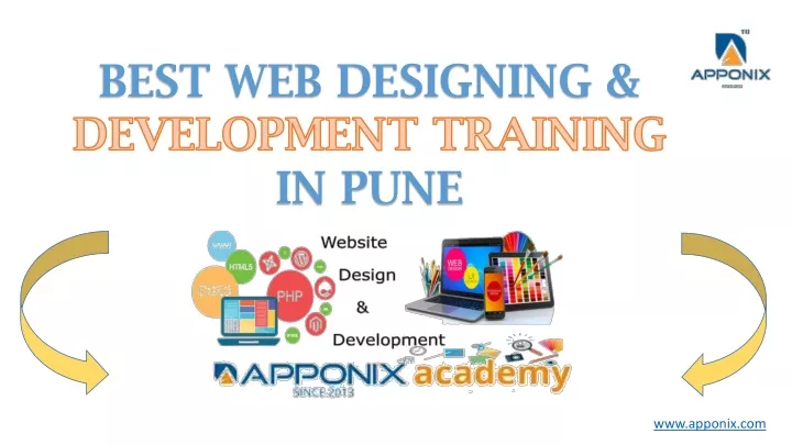 best web designing development training in pune