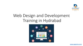web design and development training in hydrabad