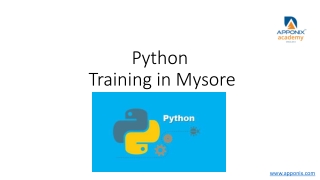 Python training institute in  mysore