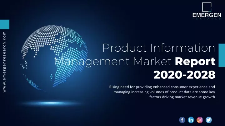 product information management market report 2020