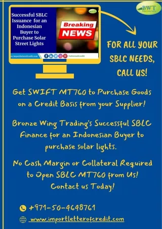 for all your sblc needs call us