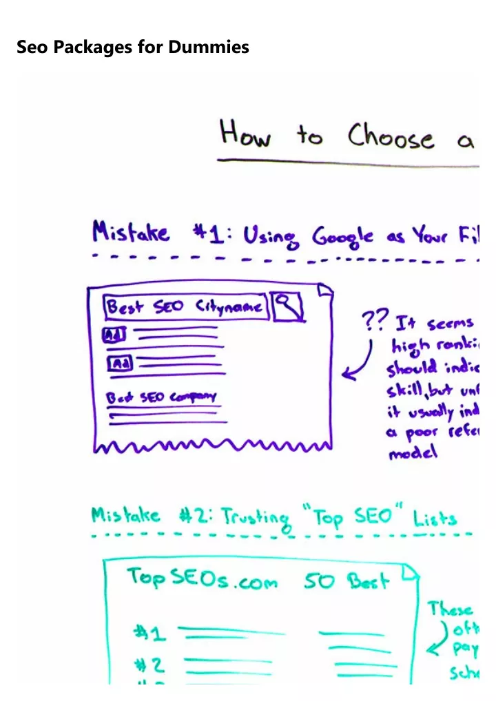 seo packages for dummies