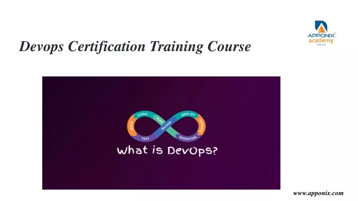 devops certification training course