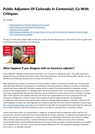 How To Explain Insurance Claims Investigator Job To Your Grandparents