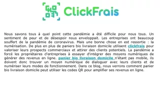 panier bio livraison domicile