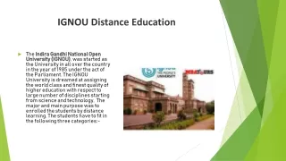 ignou distance education