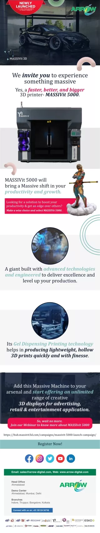 3D Industrial Printer Supplier | Arrow Digital