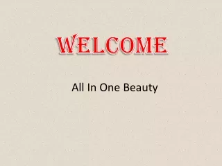 welcome