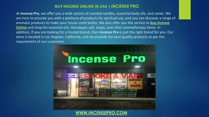 buy incense online in usa incense pro