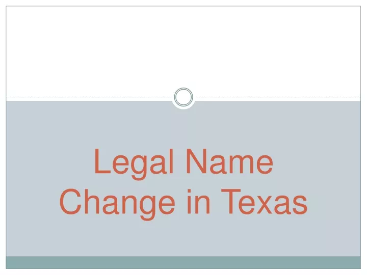 legal name change in texas