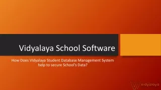 vidyalaya school software
