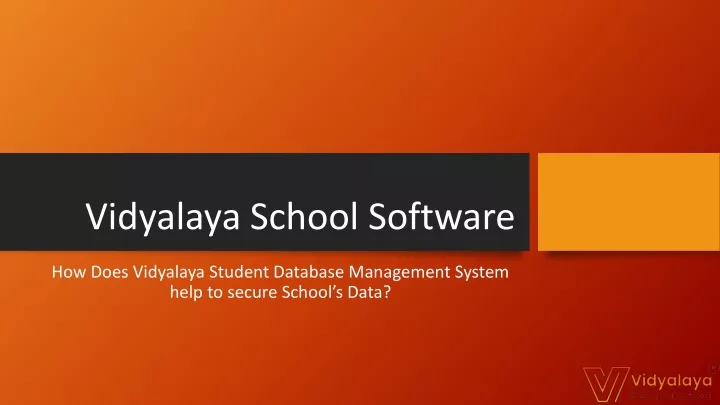 vidyalaya school software