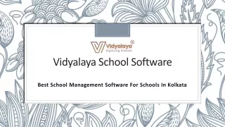 vidyalaya school software
