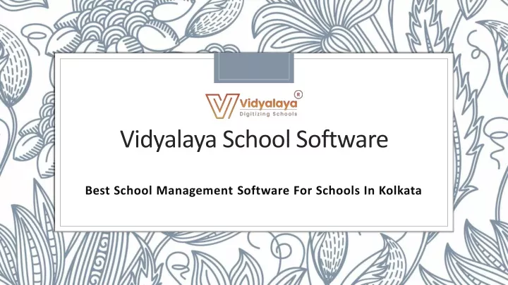 vidyalaya school software