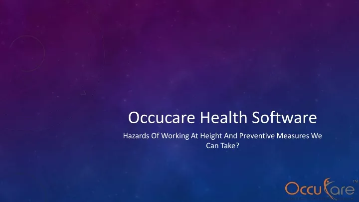 occucare health software