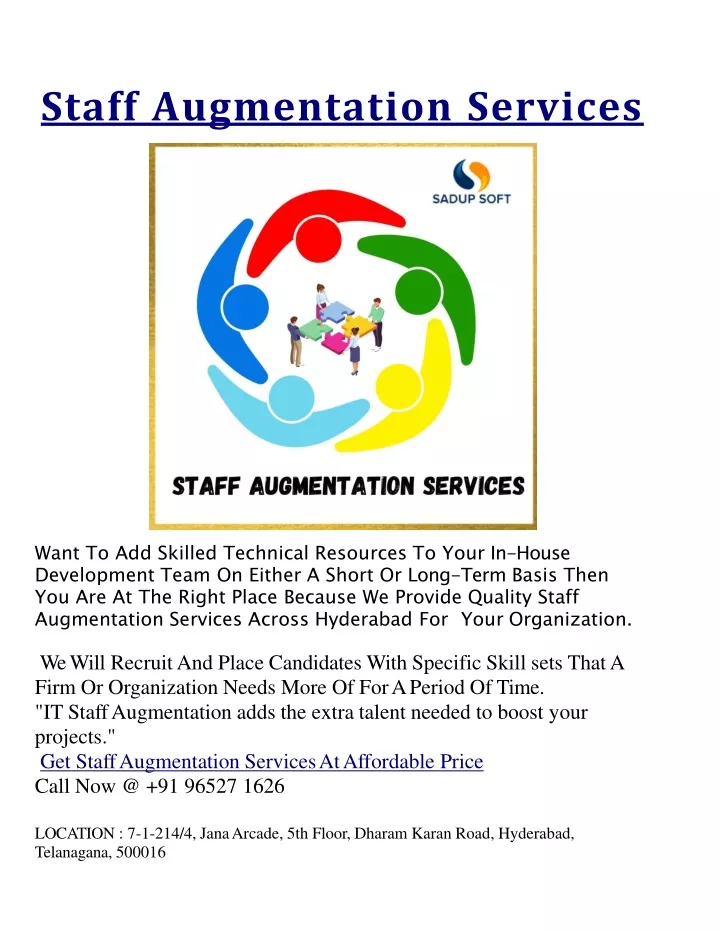 staff augmentation services