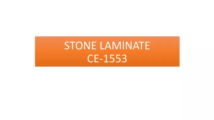 stone laminate ce 1553