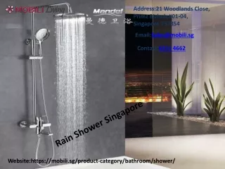 Rain Shower Singapore