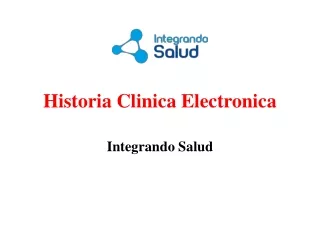 Historia Clinica Electronica - Integrando Salud