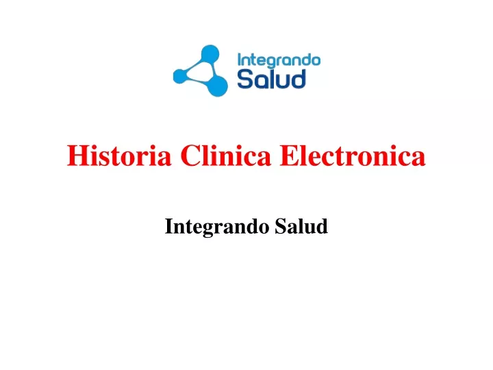historia clinica electronica