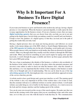 why is it important for a business to have