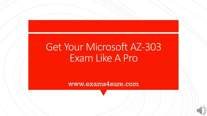 get your microsoft az 303 exam like a pro