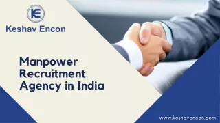 Manpower Recruitment Agency in India | Keshav Encon