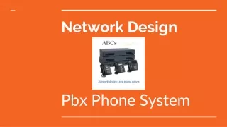 Network Design