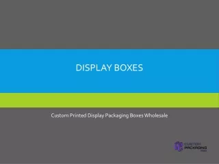 display boxes