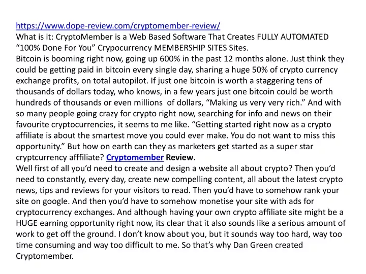 https www dope review com cryptomember review