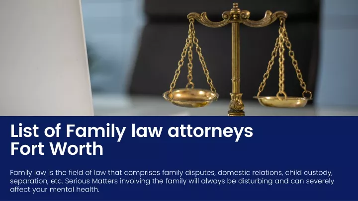 list of family law attorneys fort worth
