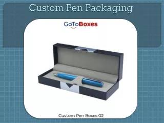 custom pen packaging