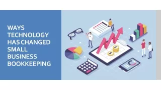 Ways technology has changed small business bookkeeping