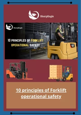 10 principles of forklift operational safety