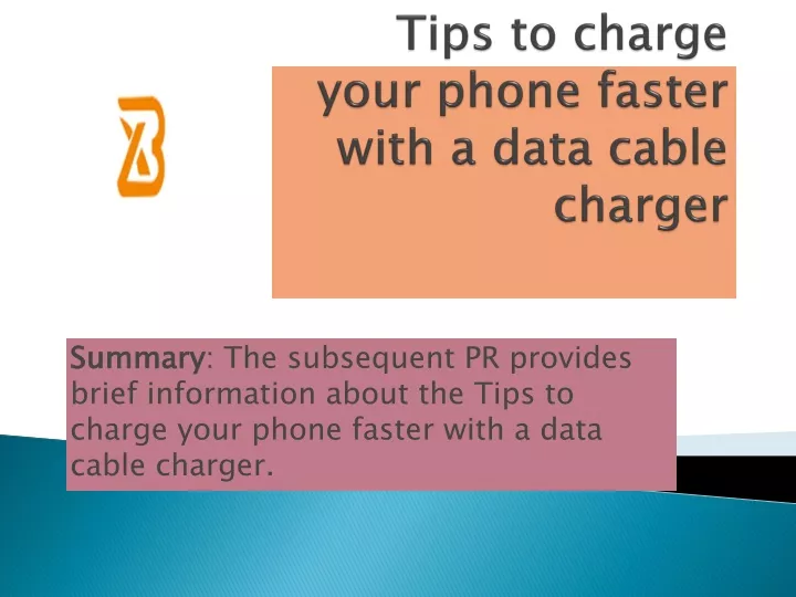 tips to charge your phone faster with a data cable charger