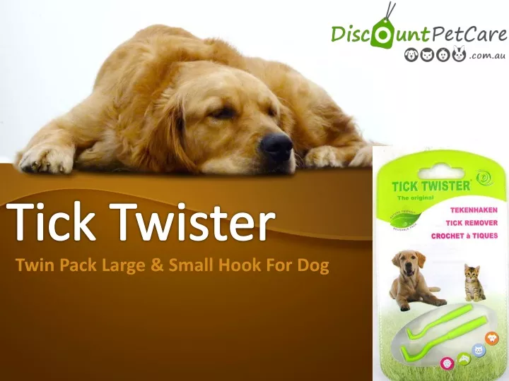 twin pack large small hook for dog